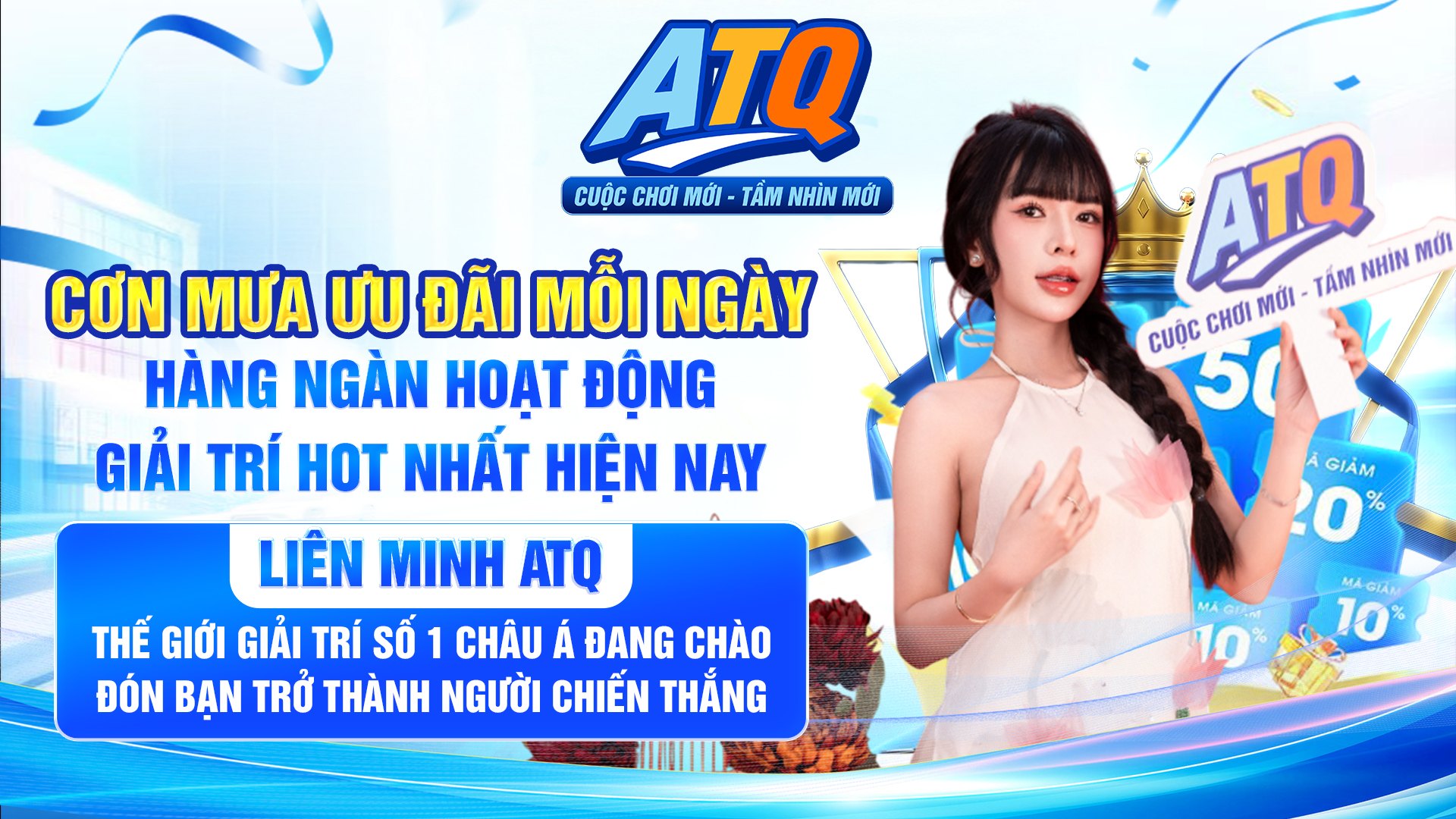 LIÊN MINH ATQ, CƠM MƯA QUÀ TẶNG, NGẬP TRÀN ƯU ĐÃI MỖI NGÀY